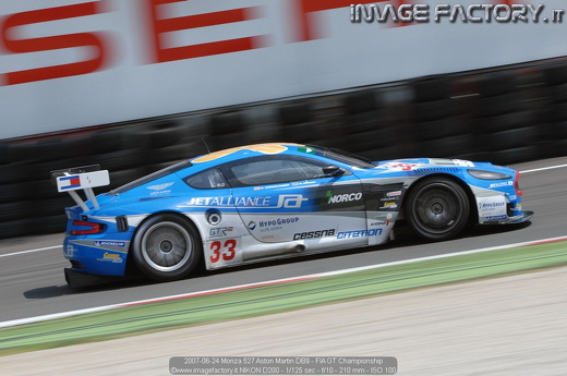 2007-06-24 Monza 527 Aston Martin DB9 - FIA GT Championship
